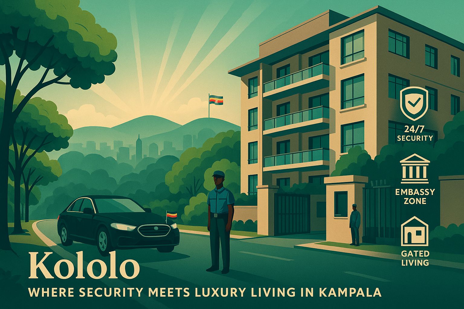 Peace of Mind in the Heart of Kampala: Why Skyrise Apartments in Kololo is Your Secure Luxury Haven